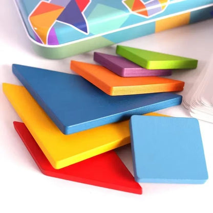 WoodlandShapes 3D Wooden Animal Jigsaw Puzzle – Montessori Early Learning Toy