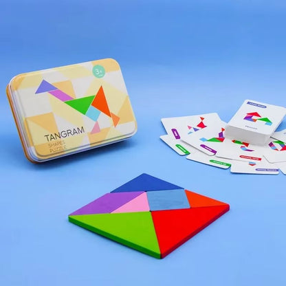 WoodlandShapes 3D Wooden Animal Jigsaw Puzzle – Montessori Early Learning Toy