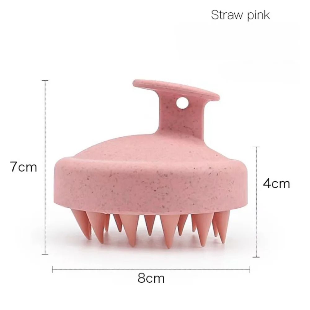 Silicone Shampoo Scalp Massage Brush and Hair Washing Comb for Shower and Bath