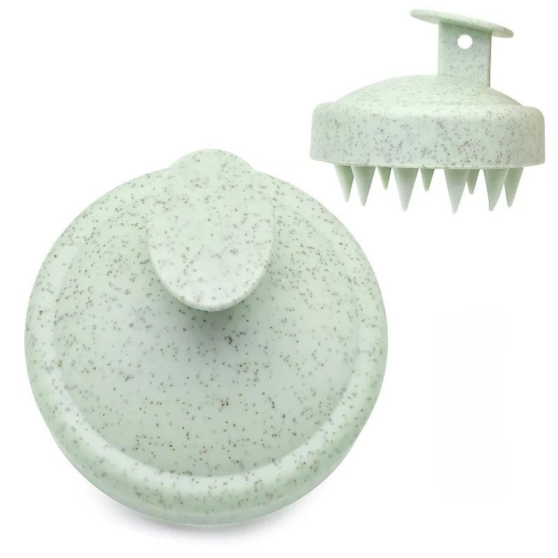 Silicone Shampoo Scalp Massage Brush and Hair Washing Comb for Shower and Bath