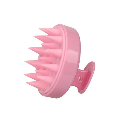 Silicone Shampoo Scalp Massage Brush and Hair Washing Comb for Shower and Bath