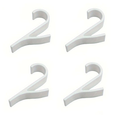 Heated Towel Rail Hooks Set (2–6pcs), Multi-Purpose radiator towel hooks for Towels, Coats & Scarves