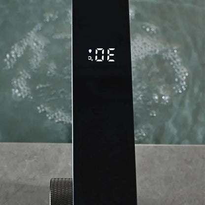 Digital Display Bathroom Basin Faucet – Intelligent LED Brass Deck-Mounted Hot & Cold Mixer Tap