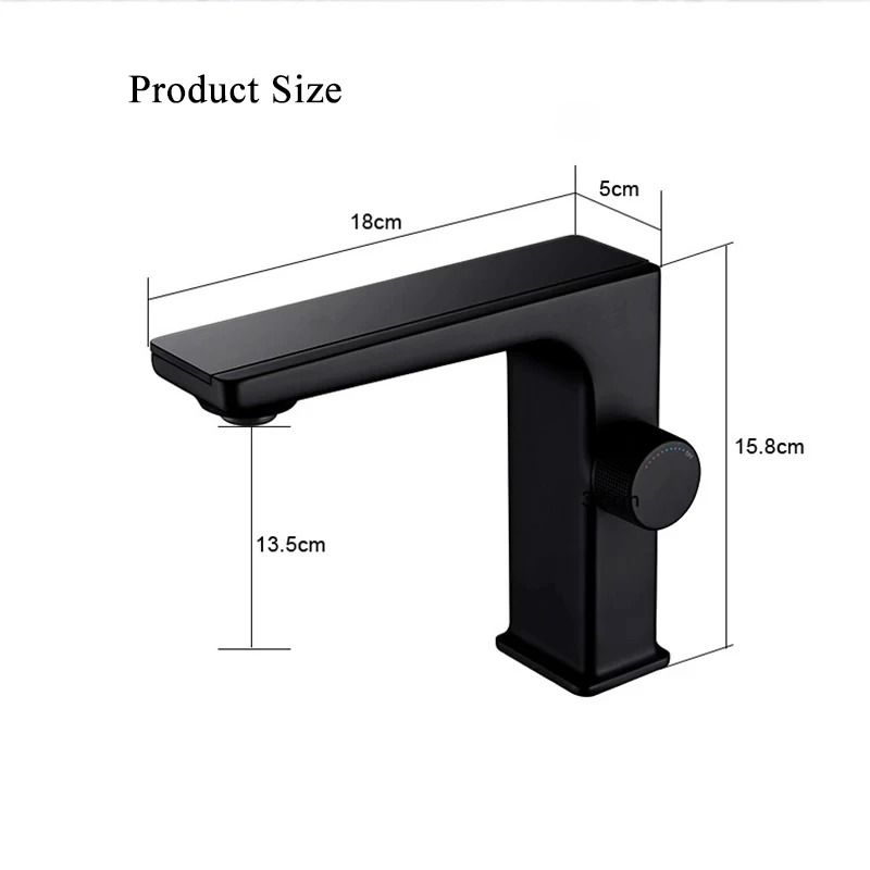 Digital Display Bathroom Basin Faucet – Intelligent LED Brass Deck-Mounted Hot & Cold Mixer Tap