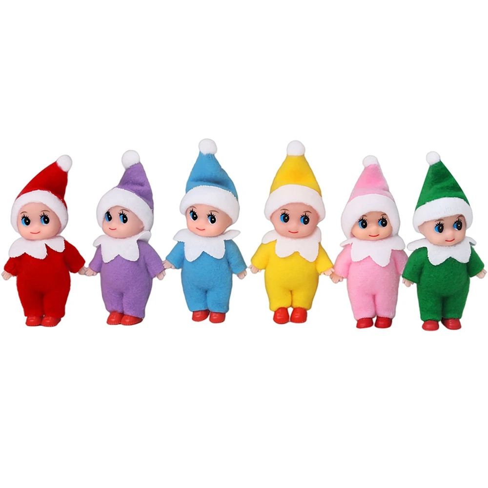 Naughty Felt Christmas Elf Doll Ornament – Mini Shelf Elf Decoration & Stocking Stuffer