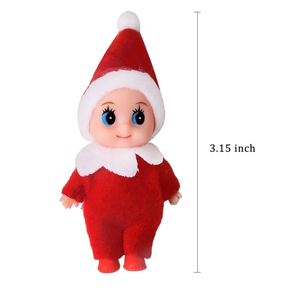 Naughty Felt Christmas Elf Doll Ornament – Mini Shelf Elf Decoration & Stocking Stuffer
