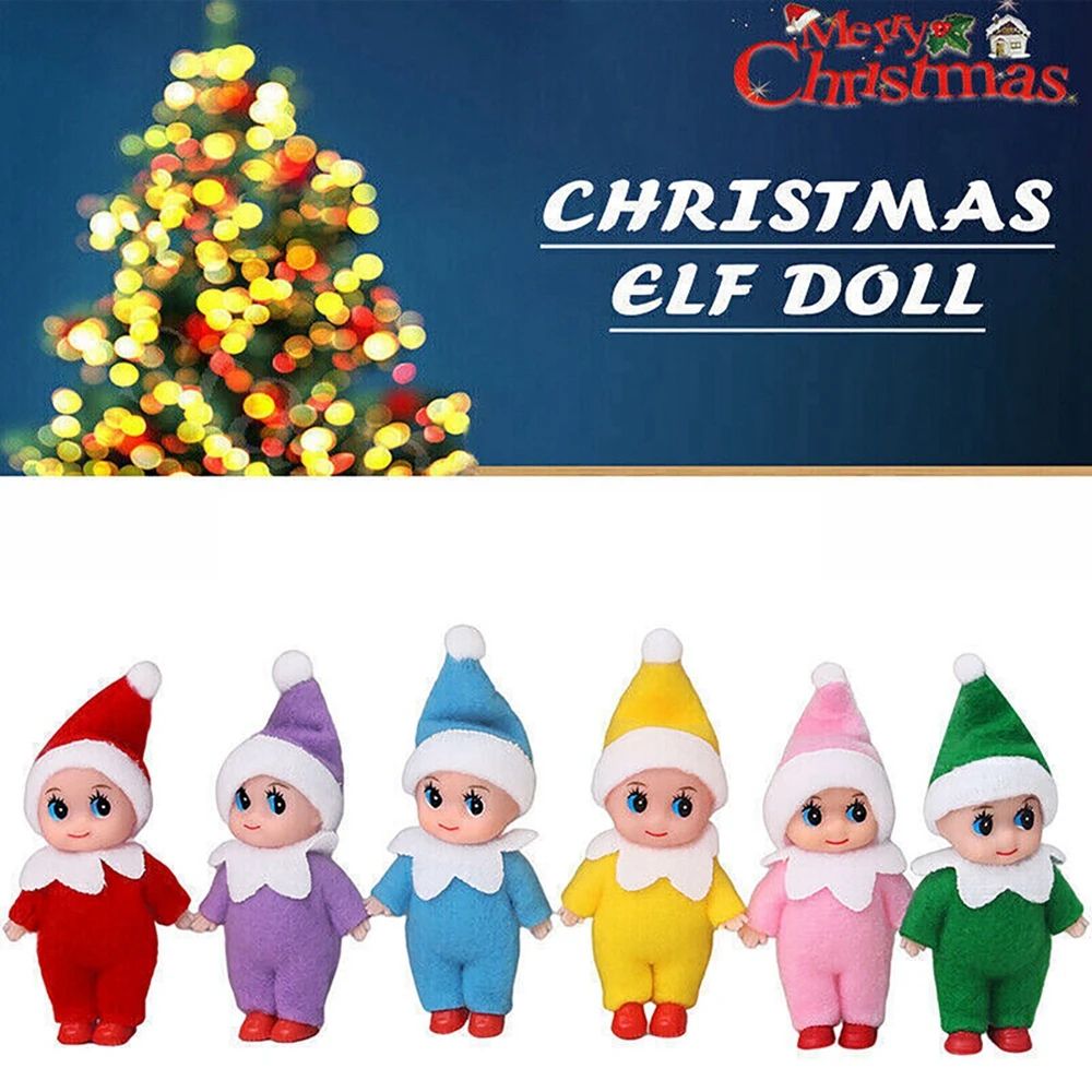 Naughty Felt Christmas Elf Doll Ornament – Mini Shelf Elf Decoration & Stocking Stuffer