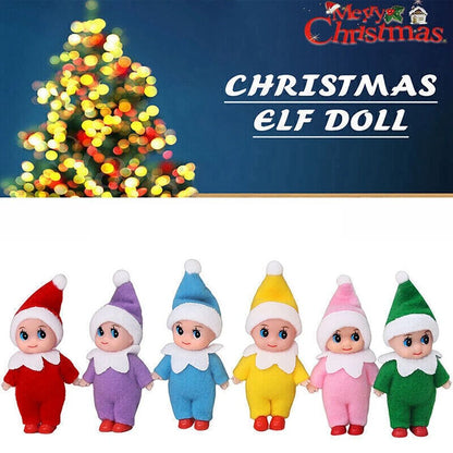 Naughty Felt Christmas Elf Doll Ornament – Mini Shelf Elf Decoration & Stocking Stuffer