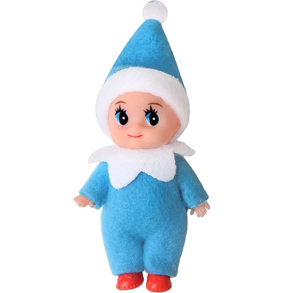 Naughty Felt Christmas Elf Doll Ornament – Mini Shelf Elf Decoration & Stocking Stuffer