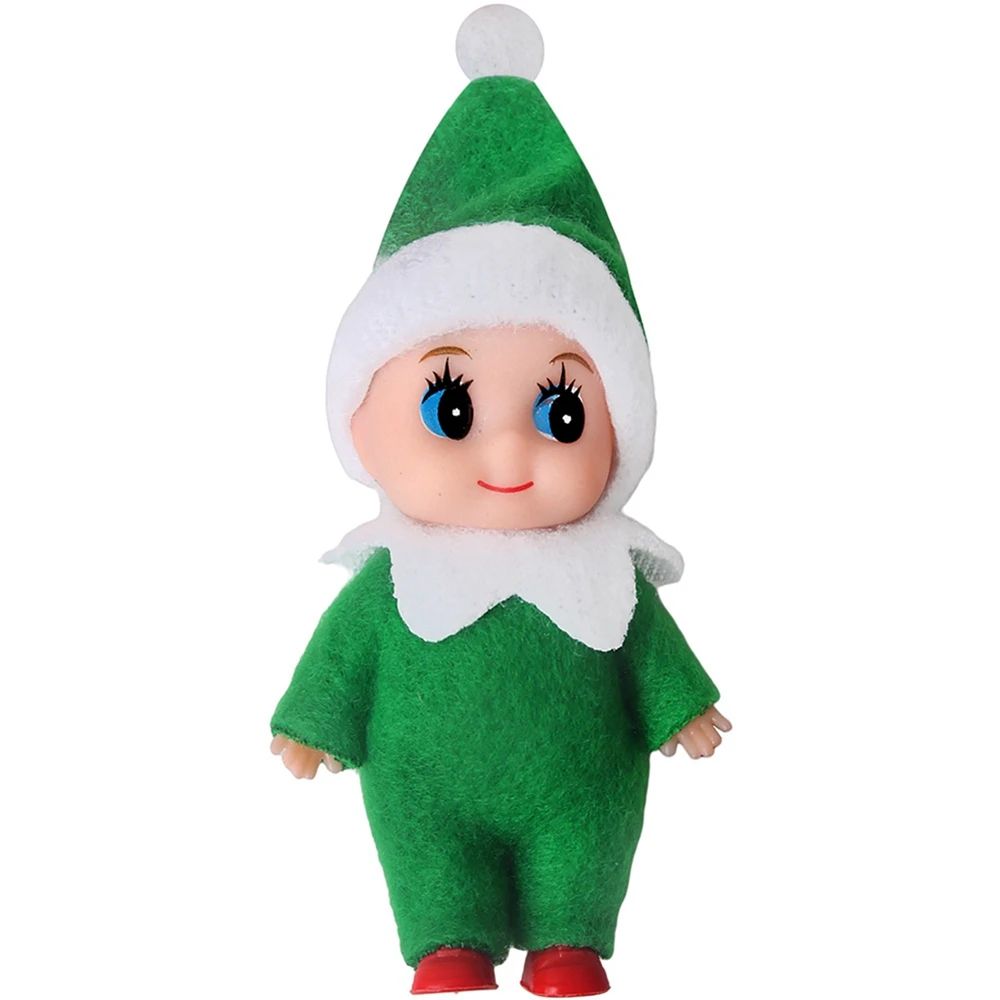 Naughty Felt Christmas Elf Doll Ornament – Mini Shelf Elf Decoration & Stocking Stuffer