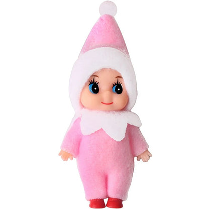 Naughty Felt Christmas Elf Doll Ornament – Mini Shelf Elf Decoration & Stocking Stuffer