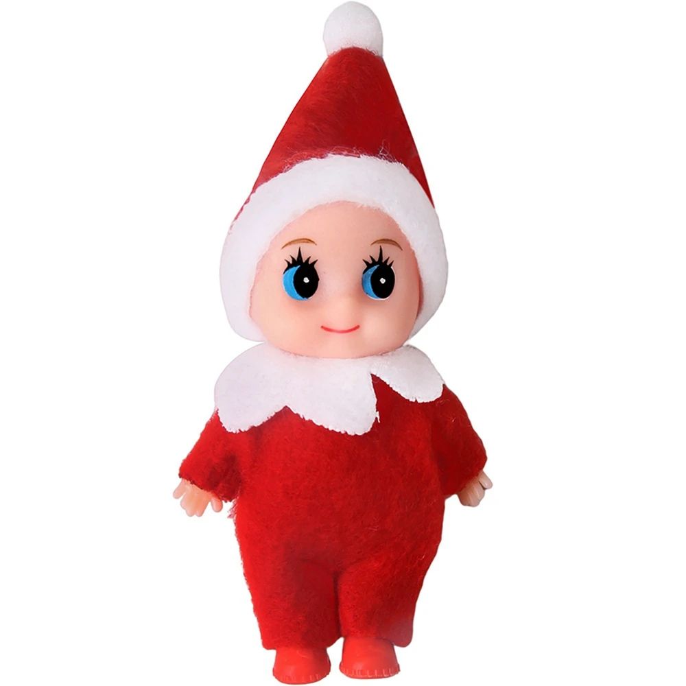 Naughty Felt Christmas Elf Doll Ornament – Mini Shelf Elf Decoration & Stocking Stuffer