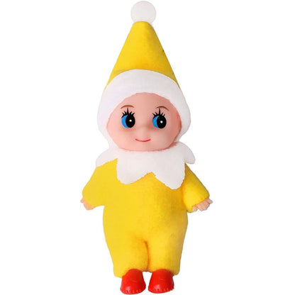 Naughty Felt Christmas Elf Doll Ornament – Mini Shelf Elf Decoration & Stocking Stuffer