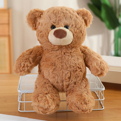 Three Color Bear Plush Toy for Couples Cute Teddy Bear Plush Doll Stuffed Animal for Sweethearts