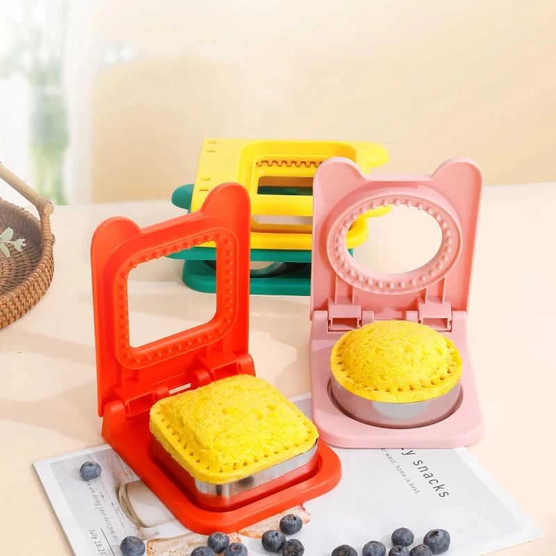 Crustless Sandwich Cutter and Sealer – Stainless Steel Kids Lunch Sandwich Press
