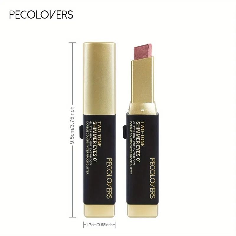 Dual Tone Pearlescent Eyeshadow Stick Waterproof Long Lasting