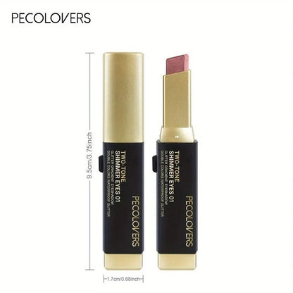 Dual Tone Pearlescent Eyeshadow Stick Waterproof Long Lasting