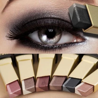 Dual Tone Pearlescent Eyeshadow Stick Waterproof Long Lasting