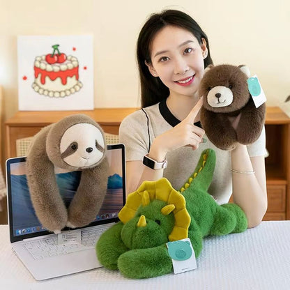 CozyHug Long Arm Weighted Plush Animal Pillow