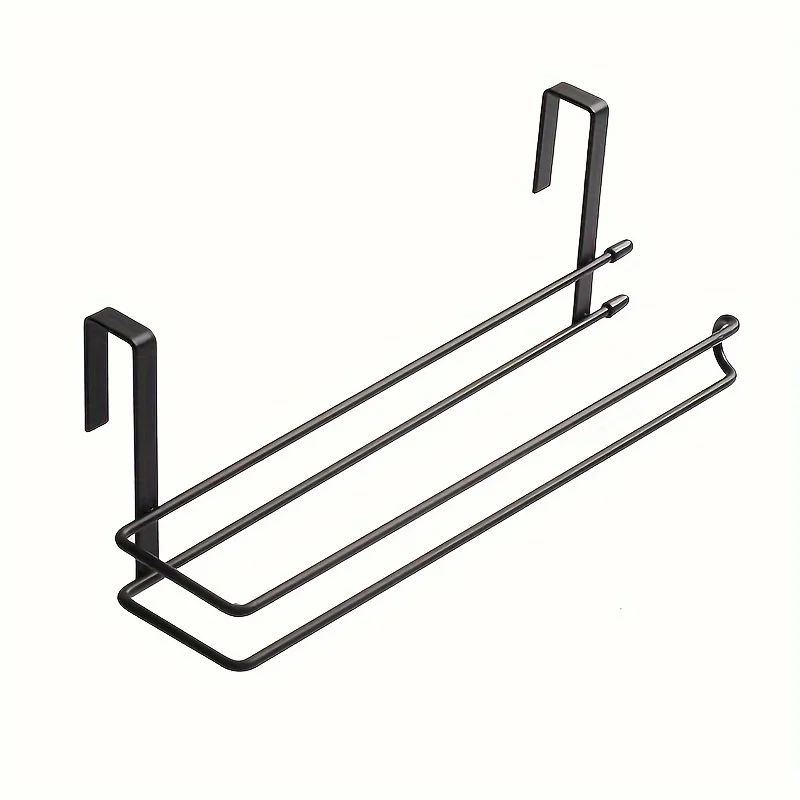 Drill-Free Wall Mounted Paper Towel Holder & Plastic Wrap Organizer