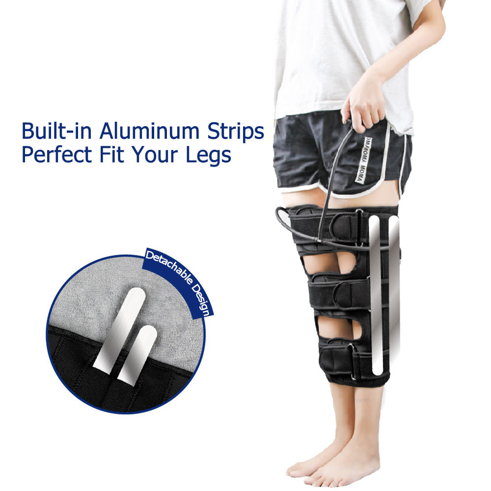 Leg Correction Band Adjustable Leg Correction Belt with Air Pump Support for Bowed Knees and Posture Alignment