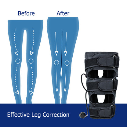Leg Correction Band Adjustable Leg Correction Belt with Air Pump Support for Bowed Knees and Posture Alignment