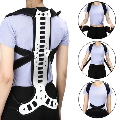Adjustable Back Brace Posture Corrector Spine Support Trainer for Men and Women with Breathable