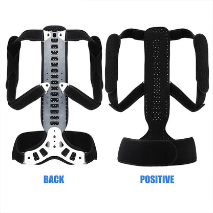 Adjustable Back Brace Posture Corrector Spine Support Trainer for Men and Women with Breathable