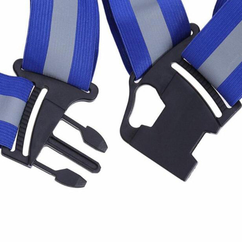 Reflective Safety Vest for Night Running & Riding – Adjustable, Comfortable, and Visible for Adults & Children