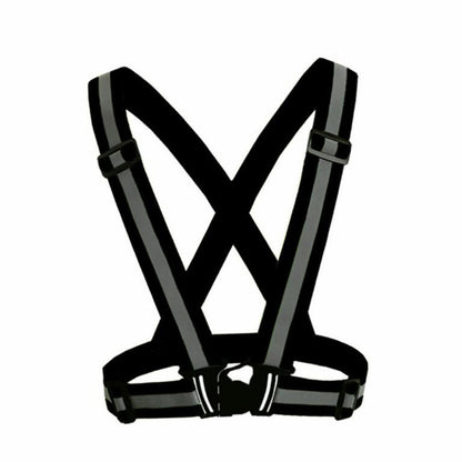 Reflective Safety Vest for Night Running & Riding – Adjustable, Comfortable, and Visible for Adults & Children