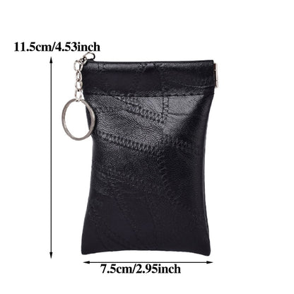 High Capacity Key Wallet for Women & Men – Compact Coin & Key Organizer, Simple & Durable Key Holder Case