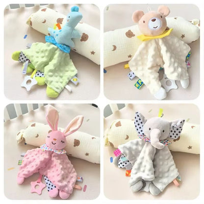 CuddleComfort Baby Soothing Doll Towel with Teether and Rattles