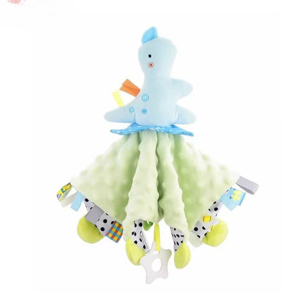 CuddleComfort Baby Soothing Doll Towel with Teether and Rattles