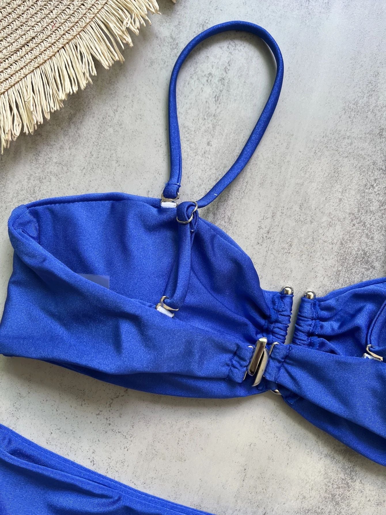 Bandeau Push-Up Bikini Set Womens Brazilian Swimwear 2024
