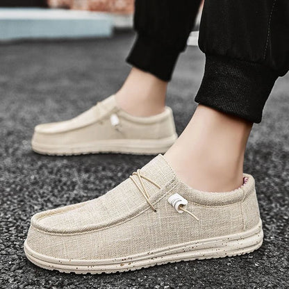 Mens Casual Canvas Breathable Loafers