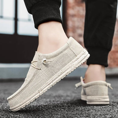 Mens Casual Canvas Breathable Loafers