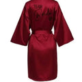 wine red - team bride