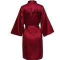 wine red - bride