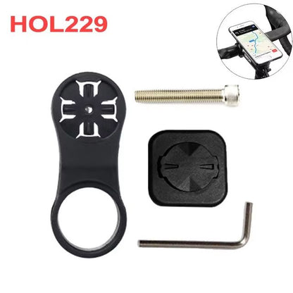 Universal Center Bicycle Phone Holder Handlebar Mount for Cycling and Bike Computers