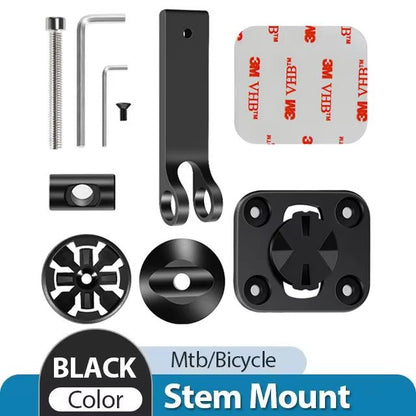 Universal Center Bicycle Phone Holder Handlebar Mount for Cycling and Bike Computers