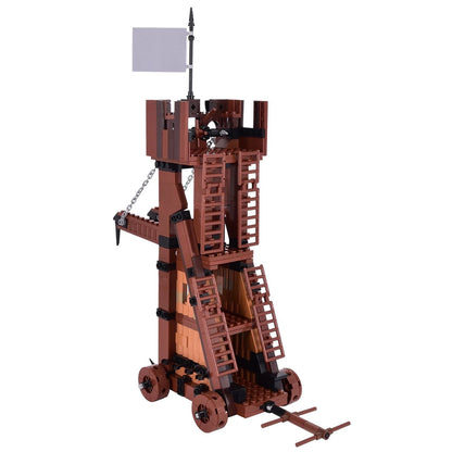 Epic Siege Kingdom 430-Piece Medieval Castle & Knight Chariot Model Building Set – Medieval Castle Building Set Siege En