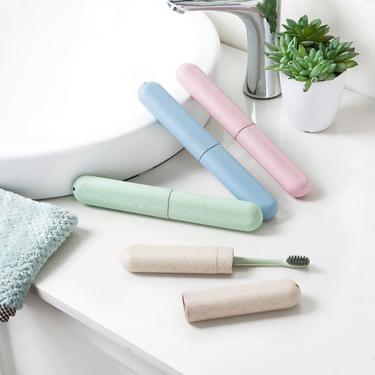 Portable Toothbrush Protector, Travel Toothbrush Tube Cover, Health Toothbrush Storage Box