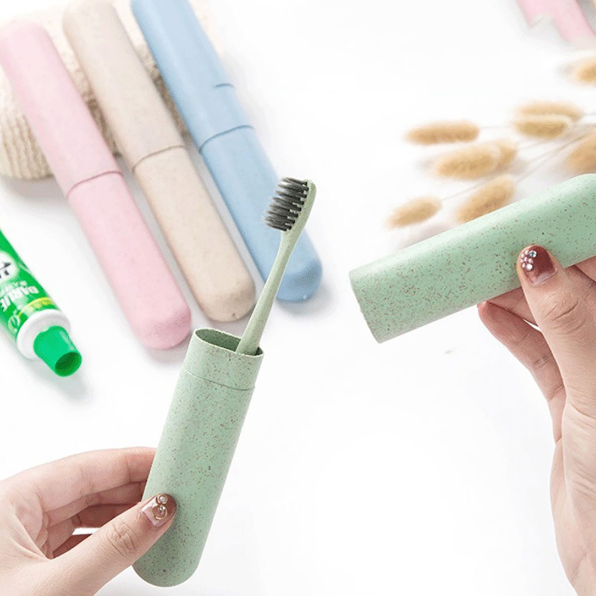 Portable Toothbrush Protector, Travel Toothbrush Tube Cover, Health Toothbrush Storage Box