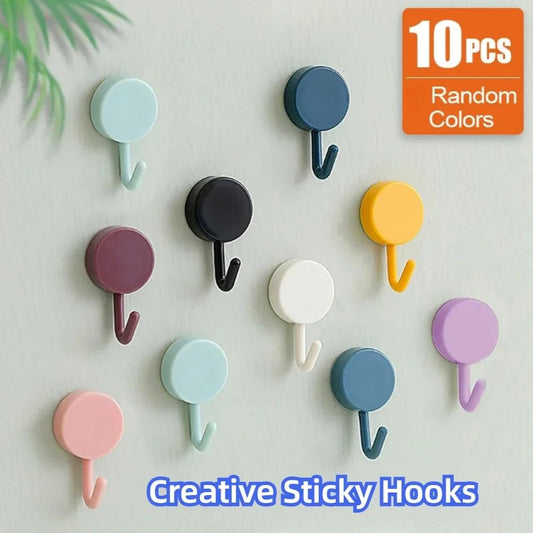 Self Adhesive Strong Wall Hooks for Coat Bag Kitchen Towel Hanger