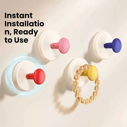 Clothes Hook Adhesive Wall Hanger for Bathroom and Kitchen