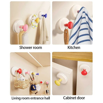 Clothes Hook Adhesive Wall Hanger for Bathroom and Kitchen