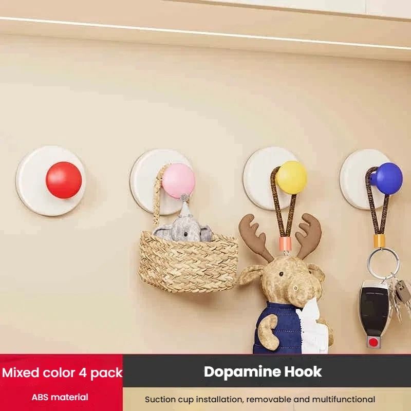 Clothes Hook Adhesive Wall Hanger for Bathroom and Kitchen