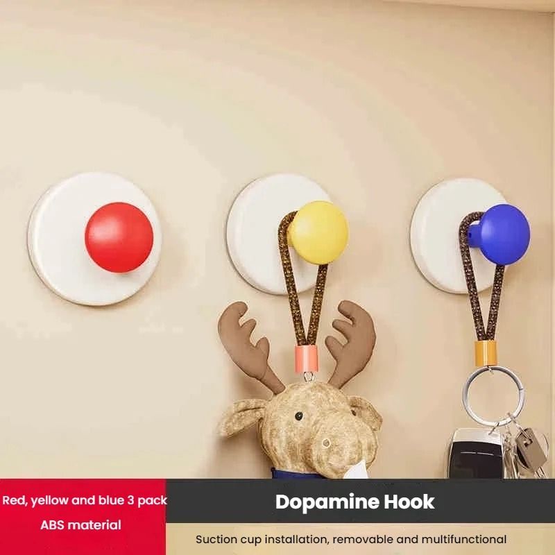 Clothes Hook Adhesive Wall Hanger for Bathroom and Kitchen