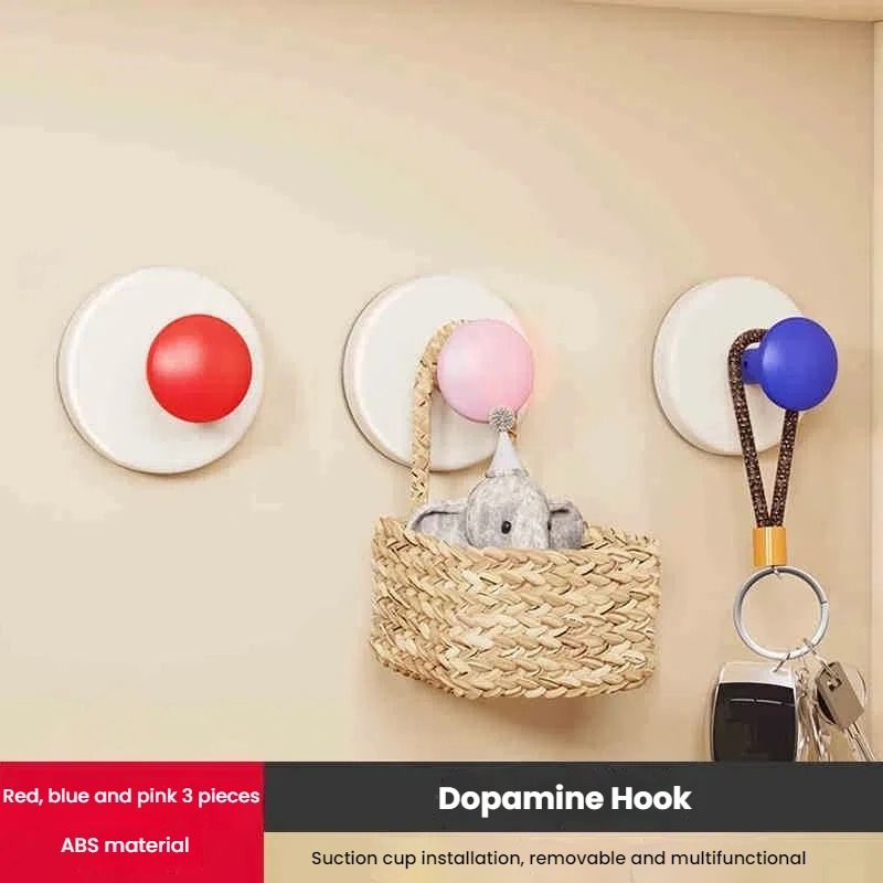 Clothes Hook Adhesive Wall Hanger for Bathroom and Kitchen