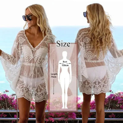 Elegant Lace Swimsuit Cover Up for Women